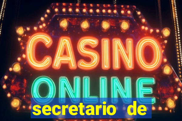 secretario de esporte salario